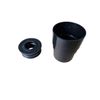 68mm Plastic Pipe Coupler Fitting - Quick Connect PVC Pipe Connector - Durable & Leak-Proof Design (Black, 40mm)