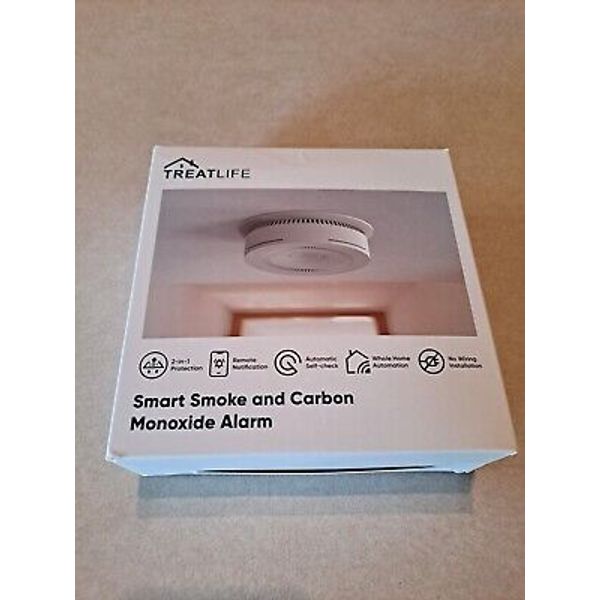 Treatlife: Smart Smoke and Carbon Monoxide Alarm: Open Box