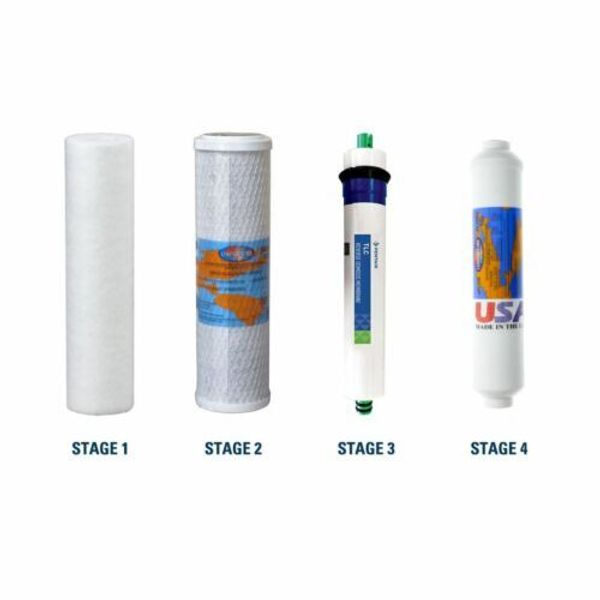 Vertex PT-3.2 RO Filter Replacement Kit with Membrane