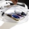 Enkrio Clear Bag Stadium Approved Clear Purse Mini Clear Messenger Bag Matte Cross Body Bag with Adjustable Strap for Women Men