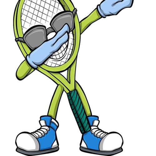 CafePress Tennis Player Dabbing Tennis Racket Tennis Mugs 20 oz. Insulated Stainless Steel Coffee Tumbler