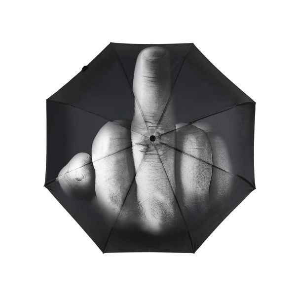 DS. DISTINCTIVE STYLE Middle Finger Umbrella Funny Folding Umbrella Creative Middle Finger Gifts