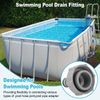 P6H1419 Pool Drain Valve for Pool Hose Adapter Replacement Part Pool Drain Fitting Connects