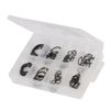 Fixman 262429 External Circlips Pack 64pce , Black