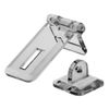 Clear 1 X 2 1/4 Flat Mount Position Hasp Acrylic Hardware Qty 2