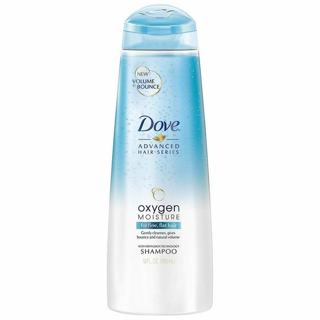 Dove Advanced Hair Series Oxygen Moisture Fine Flat Hair Shampoo 12 fl oz 3 Pack