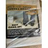Seamless 9' x 12' Canvas Drop Cloth, Heavy-Duty for Various Uses