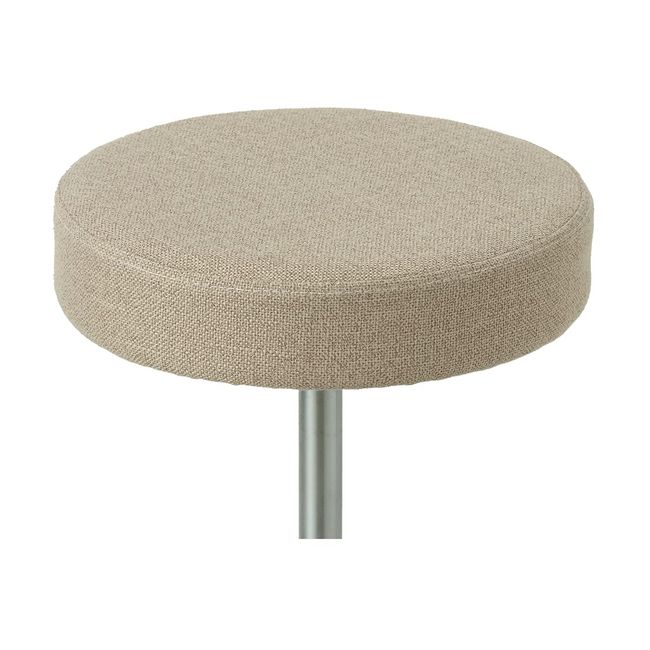 Stool Cover (Fabric) Light Brown [Chair Cover, Round Chair Cover, Chair Cover, Stool Cover, Chair, Esthetic Stool]