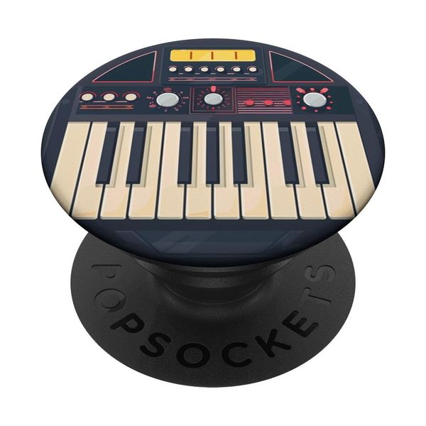 Synthesizer Analog Modular Synth Symbol PopSockets Swappable PopGrip