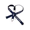 REMOVE BEFORE FLIGHT Lufthansa Lanyard with Seat Belt Buckle, blue