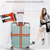 Luggage Straps Suitcase Bag Case Suitcase Personalised Onnector Adjustable Webbing Strap with Clips for Suitcases, 4 Pack