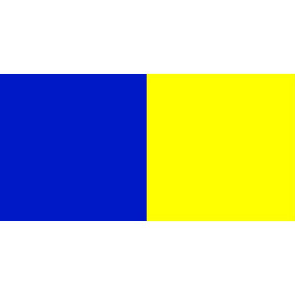 Blue and Gold Irish County Flag 5ft x 3ft