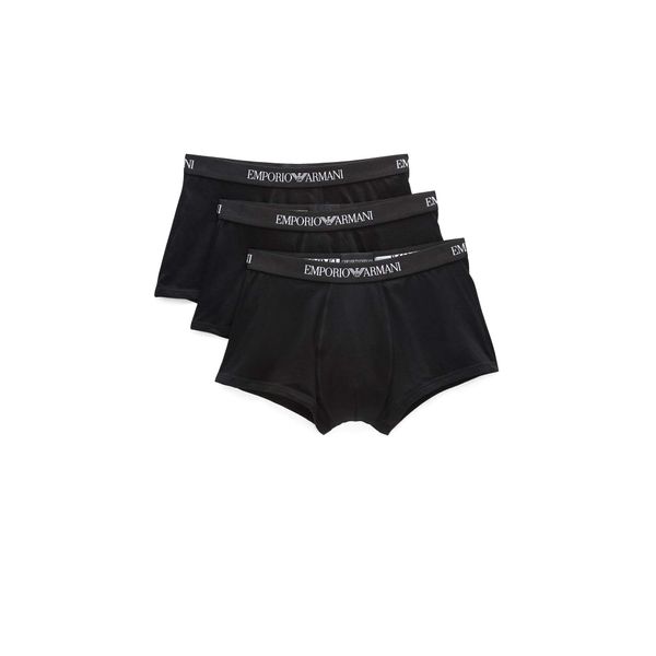 Emporio Armani Herren Retroshorts, Schwarz, L, 3er Pack