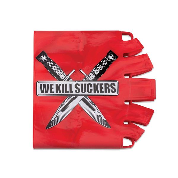 Bunker Kings Knuckle Butt Tank Covers - WKS Knife Red