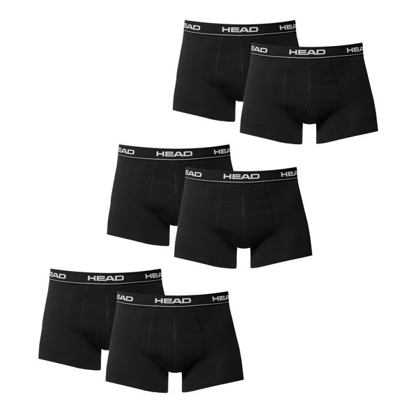 HEAD Herren Boxer Short Underwear (6er Pack), Black, XL