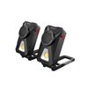 Infinity X1 Stereo, Wireless, Rechargeable 700 Lumens Worklight with Bluetooth Speakers 2-Pack