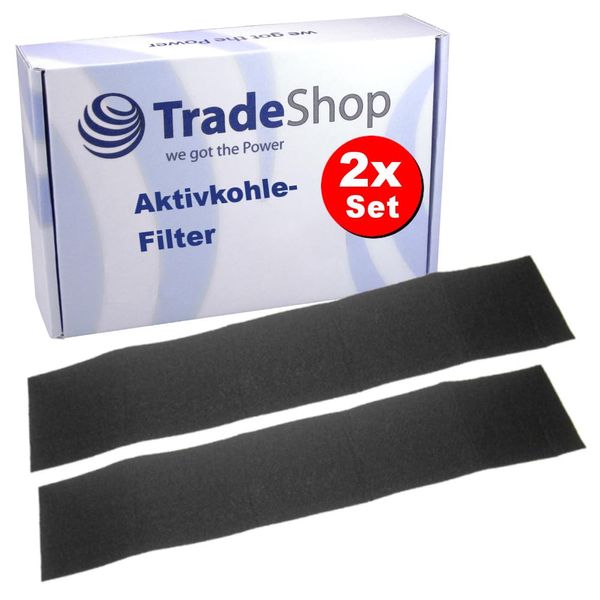 2x Trade-Shop Aktivkohlefilter/Ersatzfilter kompatibel mit Honeywell DA-5018E ersetzt 8501810 ACA-5018E / Luftreiniger Ersatzteil