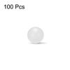 sourcing map 4mm PP Solid Plastic Balls, Precision Bearing Ball 100pcs