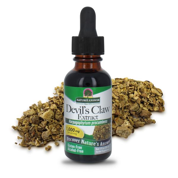 Nature's Answer Devil's Claw Root Alcohol Free Extract 1 Fluid Ounce | Supports Joint Function | Promotes Muscle and Bone Function