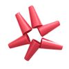 Yorker Dispensing Caps Long Overcap Red Sealer Tip Replacement Extra Caps (12)