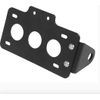 Universal Black Side Mount License Plate Bracket