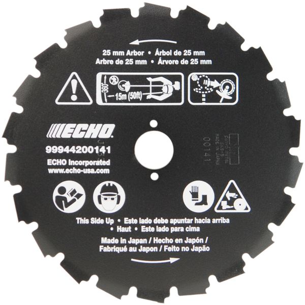 Echo 99944200141 22 Tooth Saw Blade 1" (25mm) Arbor