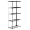 5 Tier Wire Shelf Rack Unit Adjustable Storage Rack for Kitchen Home Office