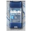 Gillette Antiperspirant Deodorant for Men, Clear Gel, Cool Wave, 72 Hr. Sweat Protection, 3.8 oz, Pack of 5, Total 540 g (19 oz)