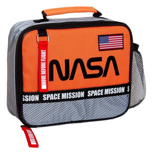 Nasa Lunch Bag for Boys Space Insulated Lunch Box Astronaut School Cooler Bag