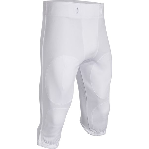 Champro Boys' Touchback Youth Football Practice Pants, White, Large