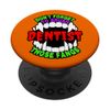 Funny Halloween Dentist Vampire Fangs Brush Teeth PopSockets Swappable PopGrip