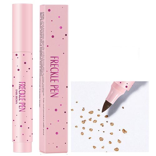 lumcov Freckle Pen, Pen for Freckles, Natural Looking Freckles, Waterproof, Long-Lasting, Easy to Use (#A01-Light Brown)