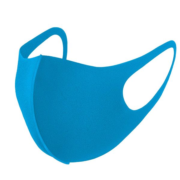 washable urethane mask set of 5, Blue 5-Pack, M