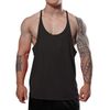 JEEING GEAR Men's Stringer Bodybuilding Workout Gym Tank Tops Y Back Cotton Color Black Size M
