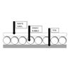 4X125 White Single Reflective Bubble Insulation Radiant Vapor Barrier 500sft
