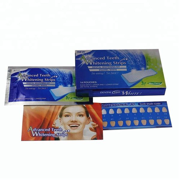 Exeton 3D Professional Advanced Teeth WHITENING Strips kit (14 Packs) 28 pcs Professional Teeth Bleaching Strips