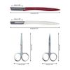 17 Pack Eyebrow Tweezers Scissors and Razors Set,YuCool Eyebrow Kit Stainless Steel Shaver Shaper Nose Hair Removal Scissors Safety Razors Eyebrow Brush for Men and Women