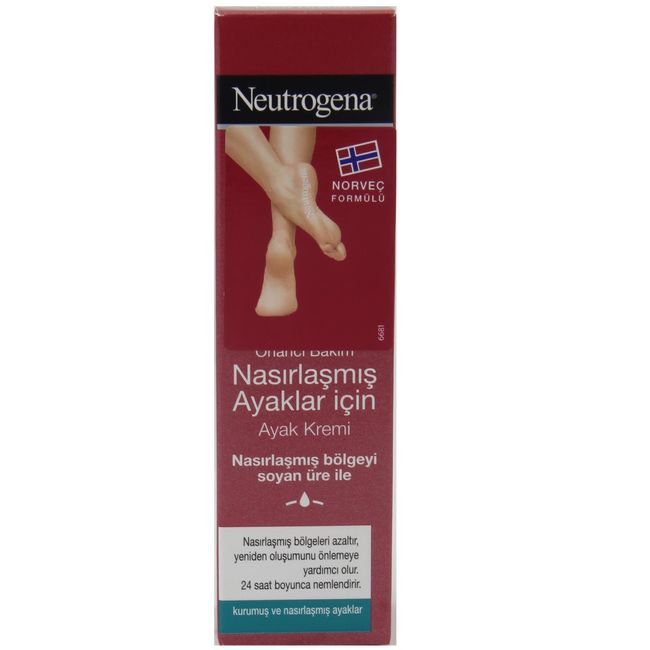 neutrogena norveç formülü nasırlaşmış ayaklar için ayak kremi (50 ml)