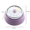 Children Visual Timer, Classroom and Kitchen Countdown Timer, Study Desk Timer, Rainbow Kids Time Management Tool Timer Reminder Visual Time Management Alarm Clock Countdown Magnetic Suction (Beige