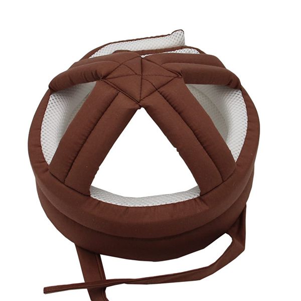 Pupule holomua Head Guard for Adults, Elderly, Nursing, Rehabilitation, Headfalls, Protection, Headgear, Injury Prevention, Helmet, Hat, Cap, mesh brown