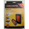 RJ45/RJ11 cable tester with 9V battery