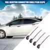 Hihaha Fuel Injector Connector Cable Plug Clips for EV6 for EV14 /4pcs