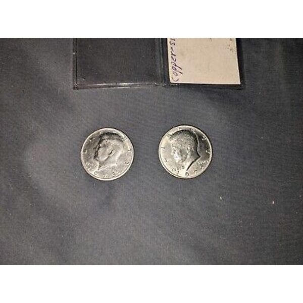 Hollow Kennedy Half-dollar And Copper/Silver Half-dollar For Magic Trick