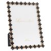 Lawrence Frames Metal Frame, Clover Enamel, Black, 5x7