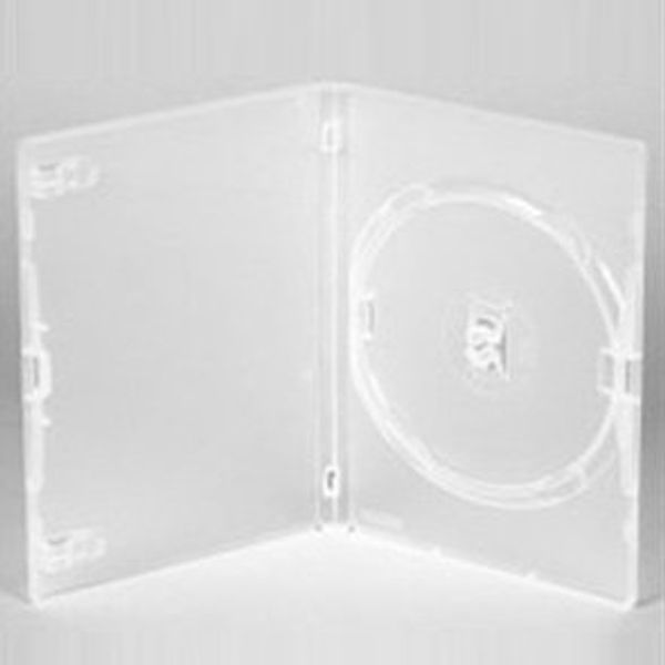 Vision Media 10 X Amaray Clear Single DVD/CD/BLU RAY Case -