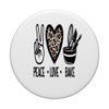 Peace Love Bake PopSockets Swappable PopGrip
