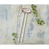 10ct Natural Rutilated Quartz Hair Pin in Solid Sterling Silver