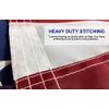 DMSE Denmark Danish Dannebrog Flag 3X5 Ft Foot 100% Polyester 100D Flag UV Resistant (3'X5' Ft Foot)