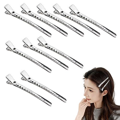 nalaina Dakar [Set of 10] Bangs, Haircut, Barrette, Bangs Clip, Men's Hair Clip, Alligator Clip, For Professional Hairdressers, Beauty Industry, DIY Craft Parts