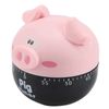 Cooking Timer, Easy to Set Novelty Kitchen Timer Up User-Friendly Design Large and Clear Digits Kitchen Timer for Cooking Timing Tool (Pink)